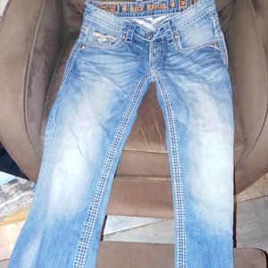 Rock revival flare jeans